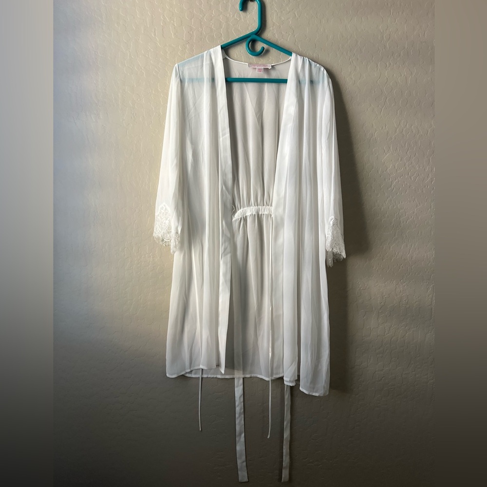 Oscar de La Renta Sheer Robe, Size Medium